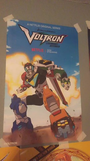 In my case Voltron. #voltron #posters #shiro #shiroandadam #keithkogane