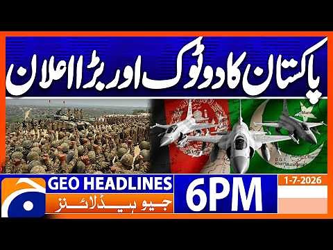 Geo News Headlines 6 PM | July, 1st 2026