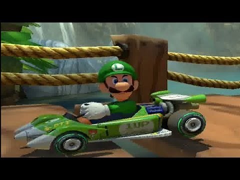 Mario Kart 8 - Luigi "Death Stare" - Does this face looks like mercy ?!