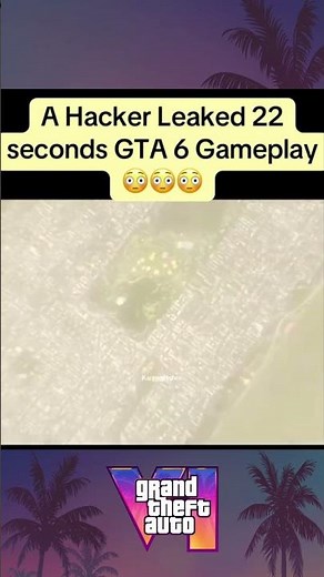 GTA 6 LEAK - 22 SECONDS OF INSANE GAMEPLAY!
