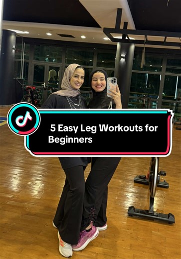 5 Easy Leg Workouts for Beginners | Amany Shalaby Coaching