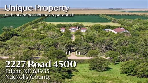 🌾 Your Nebraska Dream Awaits! 🌾 80 acres of pure possibility at 2227 Road 4500, Edgar, NE. Imagine a 4,315 sq ft home, a cozy cabin, and a barn with living quarters—all yours to shape. Hunting retreat? Family haven? Agritourism gem? This private estate is your canvas. Auction: Nov 6, 2025, 7 PM (Soft Close) Open House: Oct 9, 2025, 5-6:30 PM 🔗 https://www.ruhterauction.com/listings/auctions/1609-southern-nebraska-s-hidden-opportunity-2227-road-4500-edgar-nebraska-ruhter-auction-november-6th-2