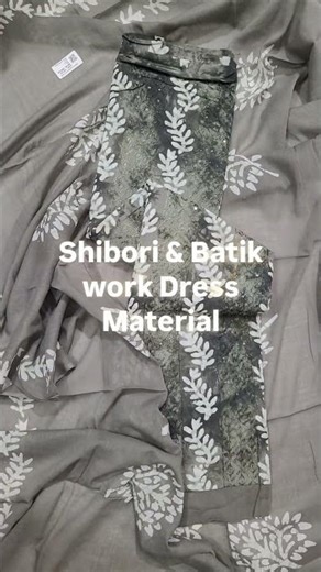 Shibori & Batik Dress Material 🤍Handcrafted • Stylish • Unique ✨