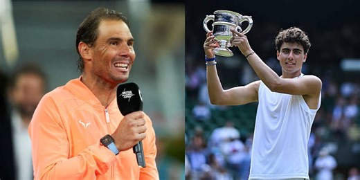 Rafael Nadal sends touching message to academy student Ivan Ivanov after Bulgarian makes history by winning Wimbledon boys' singles title