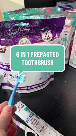 Prepasted Toothbrush: All-in-One Oral Care