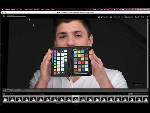 Creating a custom camera profile using the color checker passport from Calibrite
