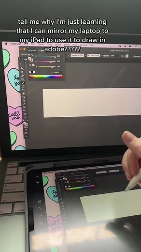 Mirroring Your Laptop to iPad for Adobe Drawing