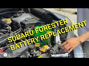 Subaru Forester battery replacement