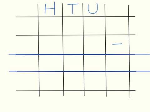01 5 Column Subtraction with Borrowing PreTeach