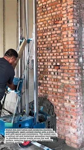 This Wall Rendering Machine Is Changing Construction Forever! 😱🏗️