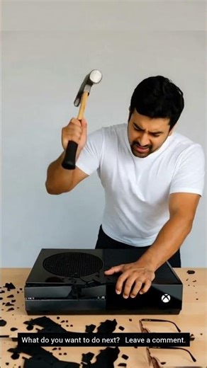 Man Smashes Xbox in Rage 😱💥 | Xbox Destruction | Viral Gaming Short 2025