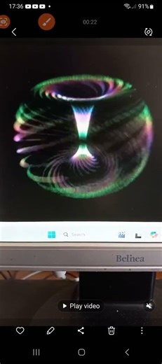 Toroidal rotation forming the Golden Angle