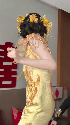 Golden Groom Look ✨ | Royal Chinese Wedding Moment | Stylish Wedding Fashion #wedding