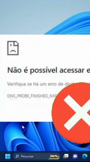 Resolver o erro DNS_PROBE_FINISHED_NXDOMAIN