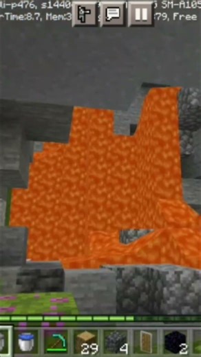 ٠#minec #minecraft انشاء بوابه النذر بالماء واللافا🤯 #ماين_كرافت