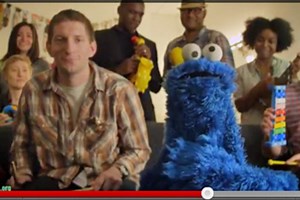 Cookie Monster Spoofs “Call it Maybe” in Sharing Song
