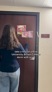 Come with us to tour Jake’s room in Brown College! 🤩 #riceuniversity #collegelife #dormtour #dorm | Rice University Housing and Dining