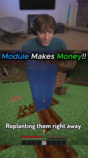 😳 This Minecraft Module Makes Money ! DrDonut SMP 😳 #shorts