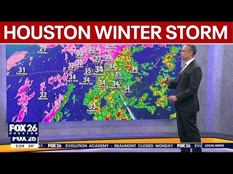 Houston winter storm forecast: Sunday morning update