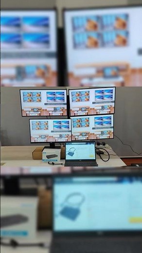 Setup HDMI Splitter Extended Display for PC & Laptop｜1 Screen Extended to 4 Monitor｜Multiple Display