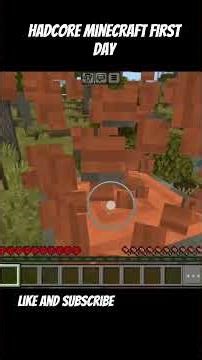 Minecraft Hadcore survival Ep 1#minecraft #shorts #gaming