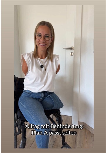 Für alles gibt’s irgendwie eine Anleitung, einen Ablauf, einen Plan A. Blöd nur, wenn der für mich nicht funktioniert. 😄 Also ausprobieren, umdenken, anders machen. Und ganz ehrlich: Plan B ist manchmal sowieso die bessere Alternative 💖 #lebenmitbehinderung #inklusion #barrierefreiheit #disabilityawareness #denisemarko