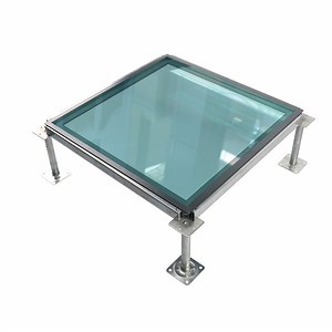 [Hot Item] Glass Raised Access Flooring Module Panel for Library Museum Computer Room