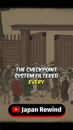 Negotiating Movement: The Checkpoint System in Feudal Japan #shorts