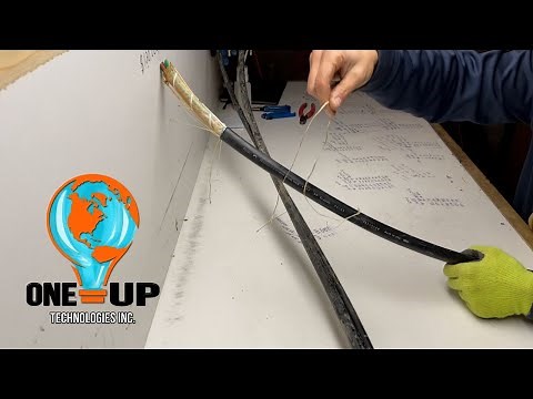 How to fix broken Rip cord fiber optic cables