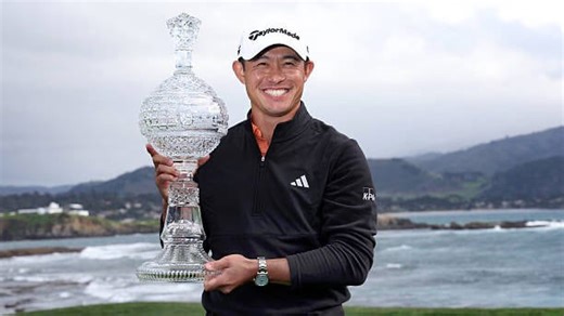 Morikawa captures first win in over two years at Pebble Beach