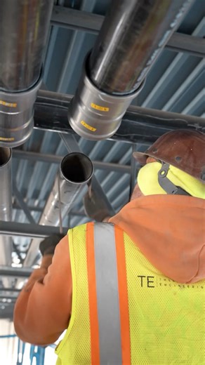 For projects this size, you choose the method that keeps you moving. @thermal_eng is tackling a massive one-million-square-foot tilt-up in Utah, and with 10,000 feet of gas line to run, #MegaPressG was the obvious choice. Fast, clean and built to keep the job on schedule. ⏱️ #Viega #ViegaPress #Plumbing #Trades | Viega LLC