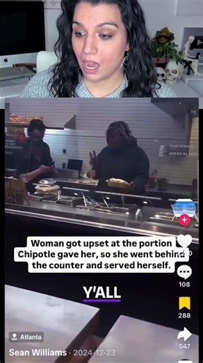 She Went BEHIND the Counter to Pick Her Own Portions