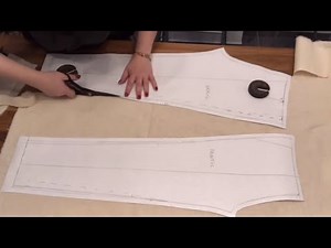 10 minutes trousers drafting, making basic pattern for pants, secret life hack