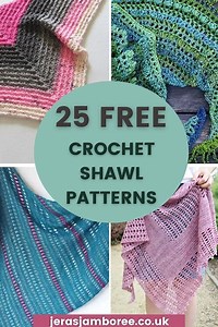 25  Free Crochet Shawl Patterns - Jera's Jamboree