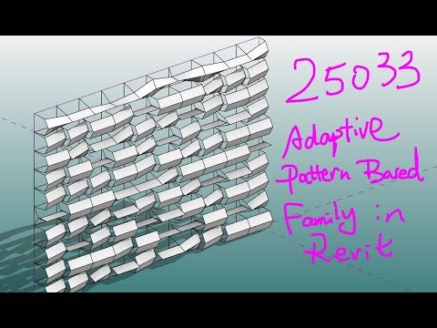 25033 - Adaptive Pattern Based Family in Revit
