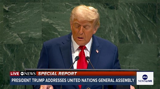 8.7K views · 257 reactions | President Trump addresses world leaders at the United Nations General Assembly for the first time since returning to office: “We are the hottest country anywhere in the world, and there is no other country even close.” https://abcnews.link/dNRld8o | ABC News Politics | Facebook