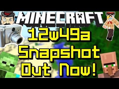 Minecraft 12w49a SNAPSHOT Out Now !