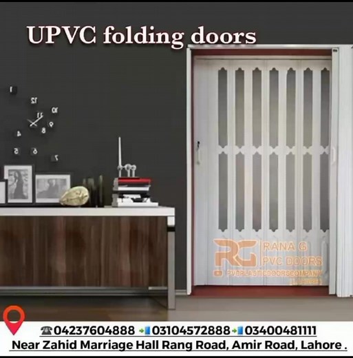11K views · 64 reactions | Folding Doors | Pvc Plastic Doors Company Lahore Pakistan | Facebook