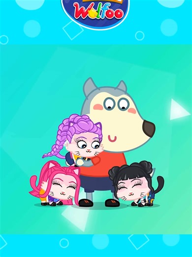 Wolfoo and Lucy: Helping Huntrix Cat Accident