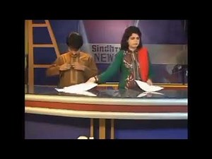 anchor farts on live tv | Sindh tv