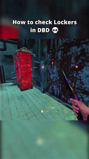 How to check Lockers in DBD 💀 #dbd #dbdclips #deadbydaylight