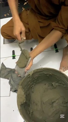 How to Install a Shower Drain Like a Pro | Perfect Tile Finishing 🔥 #TileWork #DIY #Construction