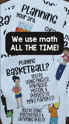 Examples of how we use math in everyday life!
