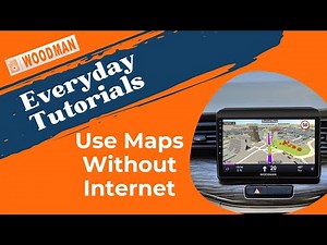 How to use maps without internet in Android Car Stereo | Use Offline Maps in Android Stereo Woodman