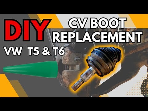 DIY GUIDE HOW TO CHANGE/ REPLACE CV BOOT VW Transporter