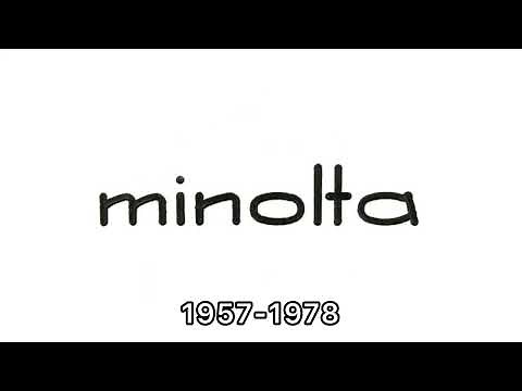 Konica Minolta historical logos