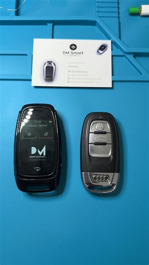 Audi A6 2012 Cheie Smart și Am Activat Keyless Entry ✅ #audikey #dmsmartelectronics #smartkey #lcdkey