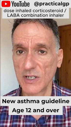 New asthma guideline - stepping up treatment age 12+ #asthma #news