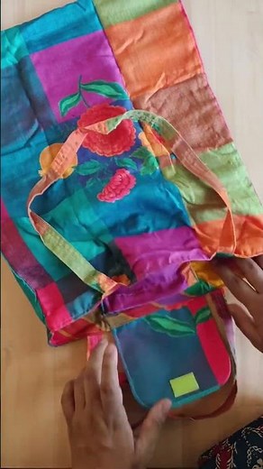 Say No to Plastic Bag! The Tutorial for the foldable market bag is now live. Go watch it and make it