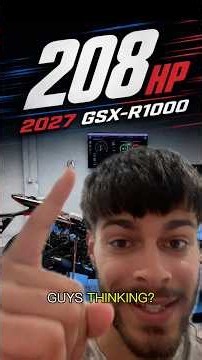 The 2027 gsxr 1000 is the best bike of the year prove me wrong.